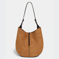 2026 New Popular Women's Bag with Crimson Metal Accessories, Fashionable Large Capacity Single Shoulder Large Bucket Bag