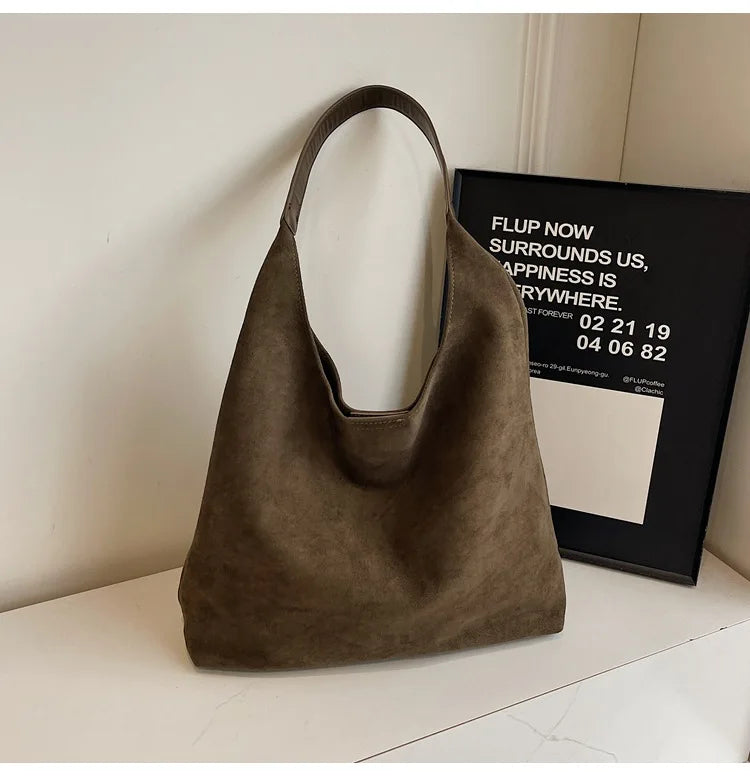 Premium Branded Women's Designer Bag Set Personalized Hobo Single Strap Shoulder Bag Button Anti-Theft Large Capacity Tote Bag