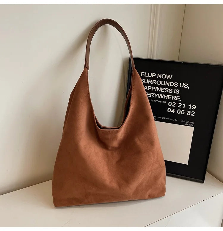 Premium Branded Women's Designer Bag Set Personalized Hobo Single Strap Shoulder Bag Button Anti-Theft Large Capacity Tote Bag