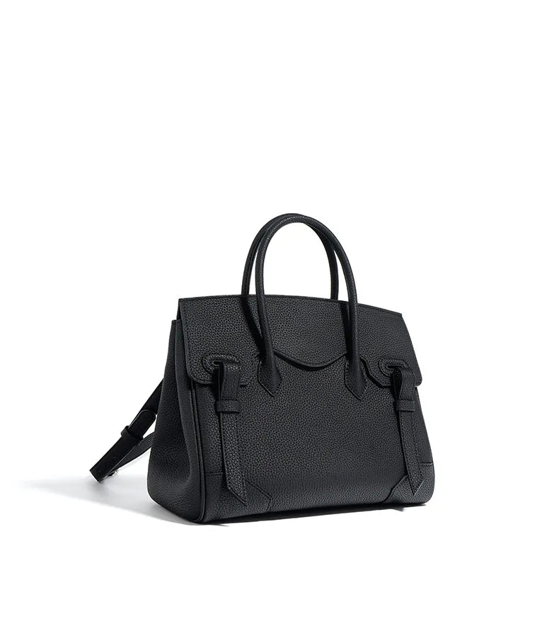 Custom Logo New Luxury Waterproof Genuine Leather Tote Bag with Zipper Closure for Ladies Shoulder Cross Body Evening Use