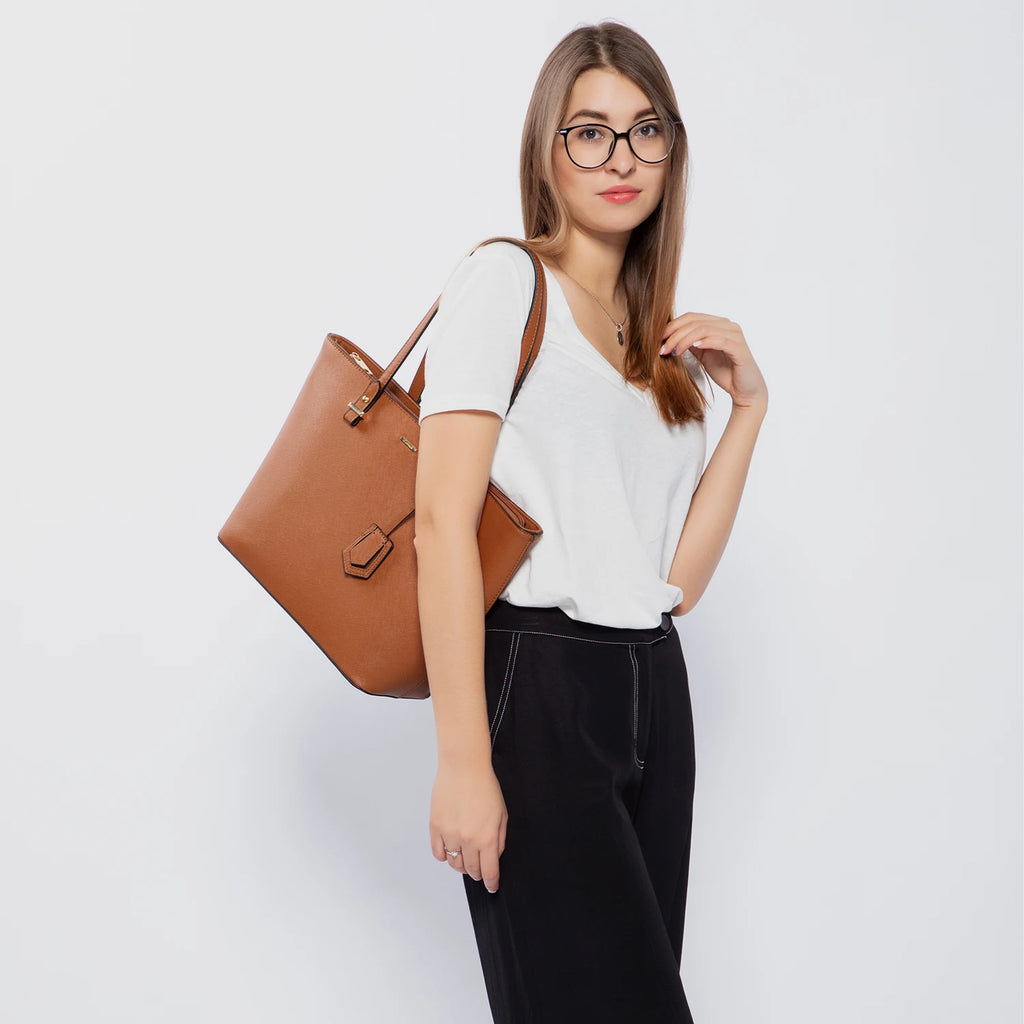 LOVEVOOK Autumn Waterproof PU Leather Luxury Women's Large Elegant Shoulder Tote Bag