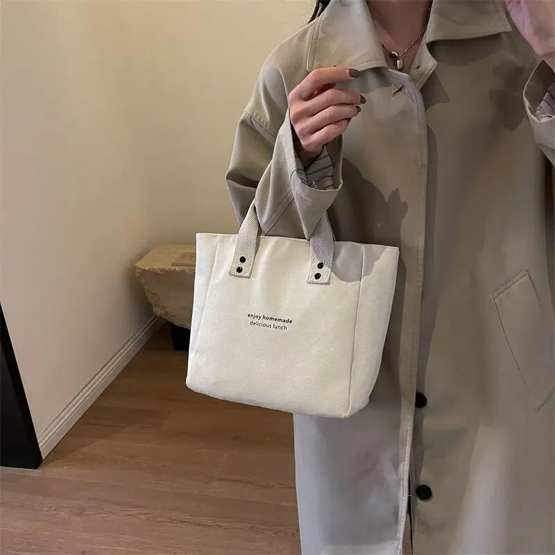 Natural Canvas Tote Bags With Custom Printed Logo Eco Friendly Canvas Cotton Tote Bag