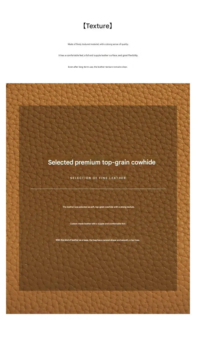 Custom Logo New Luxury Waterproof Genuine Leather Tote Bag with Zipper Closure for Ladies Shoulder Cross Body Evening Use