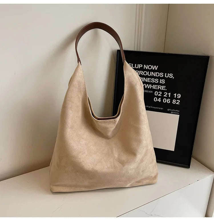 Premium Branded Women's Designer Bag Set Personalized Hobo Single Strap Shoulder Bag Button Anti-Theft Large Capacity Tote Bag