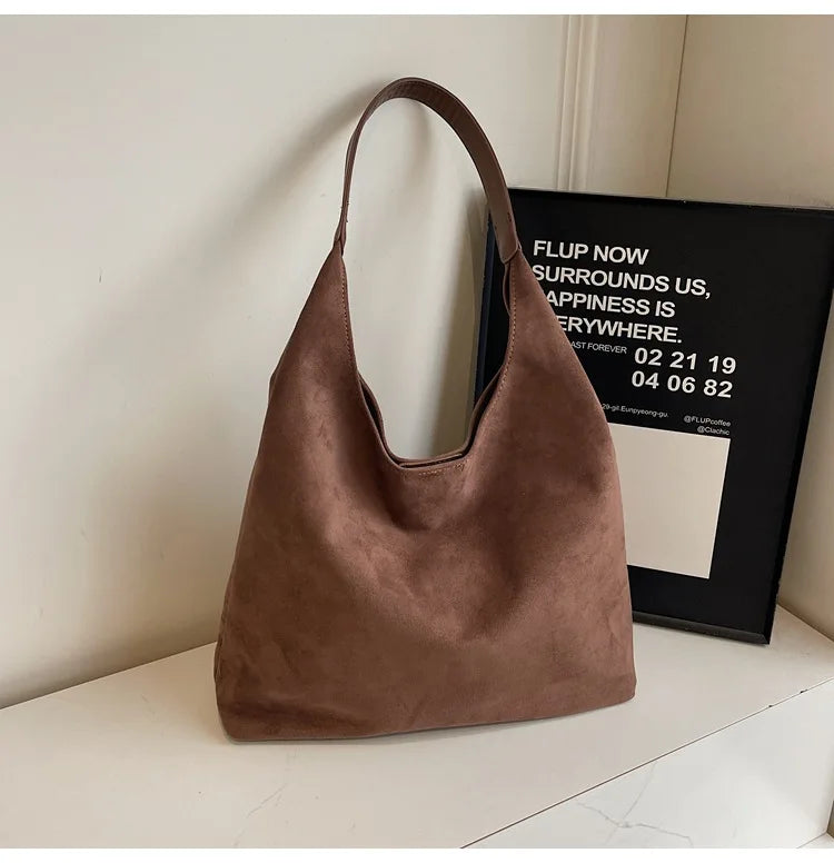 Premium Branded Women's Designer Bag Set Personalized Hobo Single Strap Shoulder Bag Button Anti-Theft Large Capacity Tote Bag