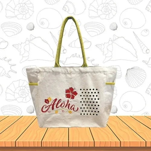 Good Quality Canvas Beach Carry Bag for Vacation Travel Shopping Personal Essentials Outdoor Activities and Daily Use For Sale