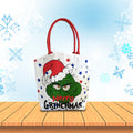 Christmas Canvas Shopping Tote Bag